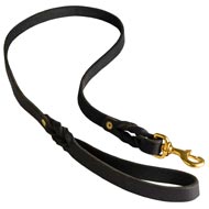Walking Training Leather English Bulldog Leash Braided  Walking Training Leather English Bulldog Leash Braided