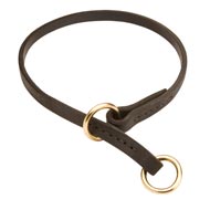 English Bulldog Leather Choke Collar Effective Training  English Bulldog Leather Choke Collar Effective Training
